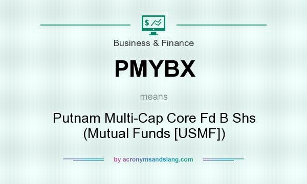 What does PMYBX mean? It stands for Putnam Multi-Cap Core Fd B Shs (Mutual Funds [USMF])