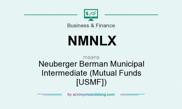 What does NMNLX mean? It stands for Neuberger Berman Municipal Intermediate (Mutual Funds [USMF])