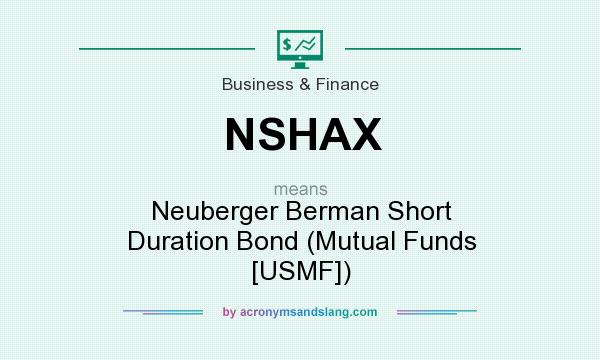 What does NSHAX mean? It stands for Neuberger Berman Short Duration Bond (Mutual Funds [USMF])