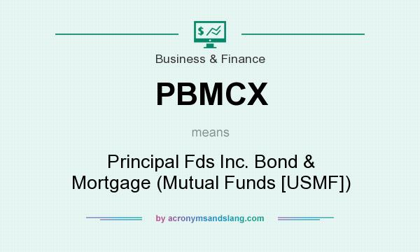 What does PBMCX mean? It stands for Principal Fds Inc. Bond & Mortgage (Mutual Funds [USMF])