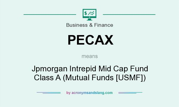 What does PECAX mean? It stands for Jpmorgan Intrepid Mid Cap Fund Class A (Mutual Funds [USMF])