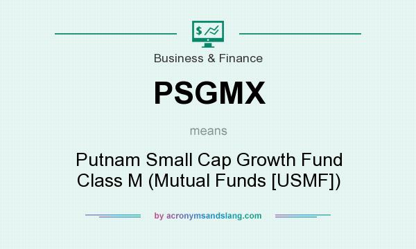 What does PSGMX mean? It stands for Putnam Small Cap Growth Fund Class M (Mutual Funds [USMF])