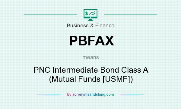What does PBFAX mean? It stands for PNC Intermediate Bond Class A (Mutual Funds [USMF])