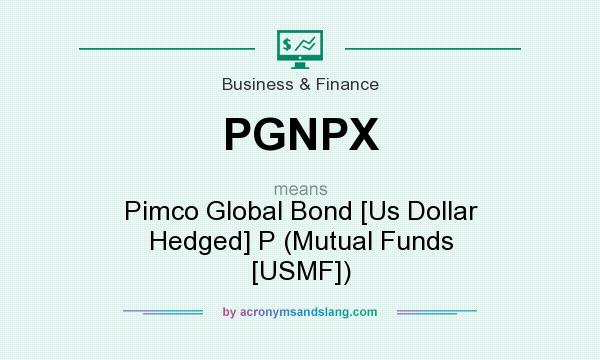 What does PGNPX mean? It stands for Pimco Global Bond [Us Dollar Hedged] P (Mutual Funds [USMF])