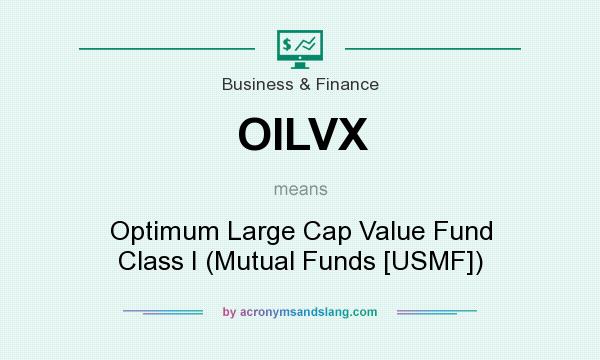 What does OILVX mean? It stands for Optimum Large Cap Value Fund Class I (Mutual Funds [USMF])