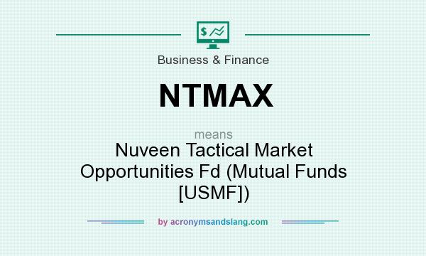 What does NTMAX mean? It stands for Nuveen Tactical Market Opportunities Fd (Mutual Funds [USMF])