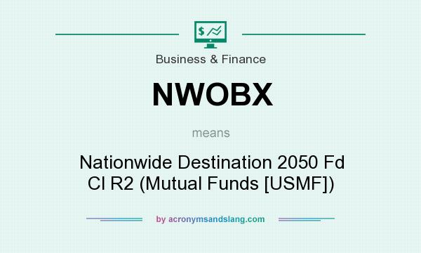 What does NWOBX mean? It stands for Nationwide Destination 2050 Fd Cl R2 (Mutual Funds [USMF])