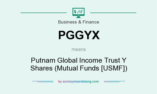 What does PGGYX mean? It stands for Putnam Global Income Trust Y Shares (Mutual Funds [USMF])