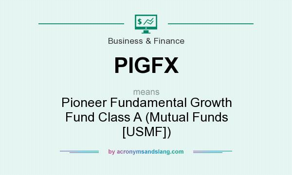 What does PIGFX mean? It stands for Pioneer Fundamental Growth Fund Class A (Mutual Funds [USMF])