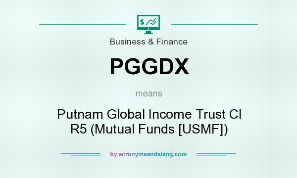 What does PGGDX mean? It stands for Putnam Global Income Trust Cl R5 (Mutual Funds [USMF])