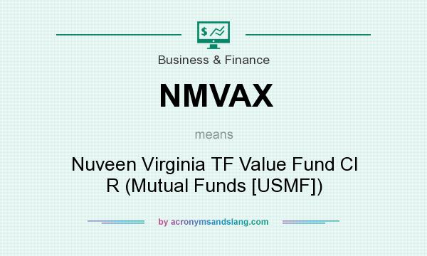 What does NMVAX mean? It stands for Nuveen Virginia TF Value Fund Cl R (Mutual Funds [USMF])
