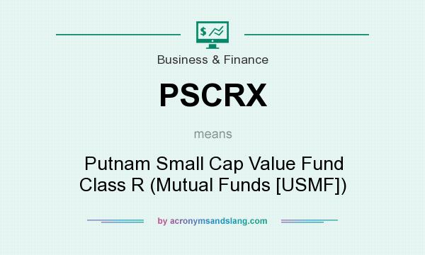 What does PSCRX mean? It stands for Putnam Small Cap Value Fund Class R (Mutual Funds [USMF])
