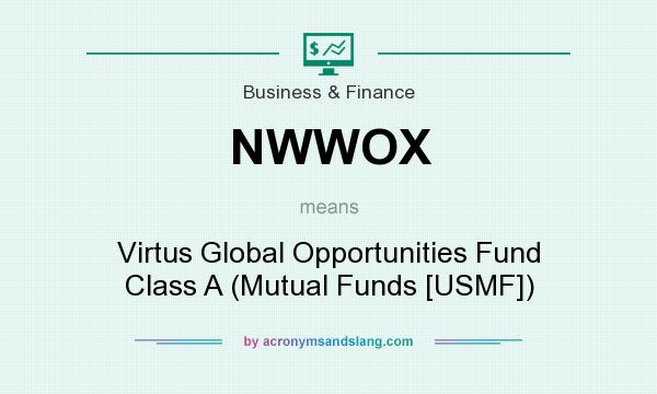What does NWWOX mean? It stands for Virtus Global Opportunities Fund Class A (Mutual Funds [USMF])
