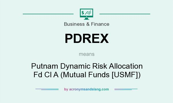 What does PDREX mean? It stands for Putnam Dynamic Risk Allocation Fd Cl A (Mutual Funds [USMF])