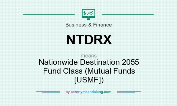 What does NTDRX mean? It stands for Nationwide Destination 2055 Fund Class (Mutual Funds [USMF])