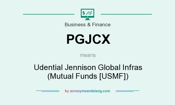 What does PGJCX mean? It stands for Udential Jennison Global Infras (Mutual Funds [USMF])