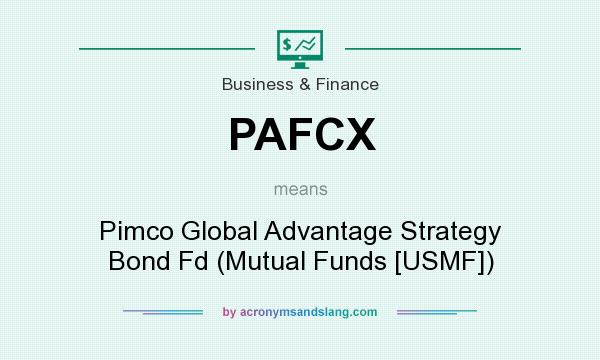What does PAFCX mean? It stands for Pimco Global Advantage Strategy Bond Fd (Mutual Funds [USMF])