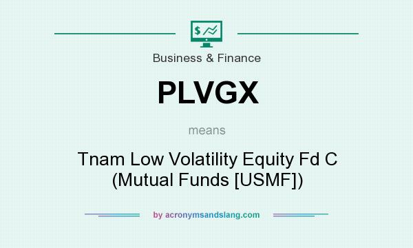 What does PLVGX mean? It stands for Tnam Low Volatility Equity Fd C (Mutual Funds [USMF])