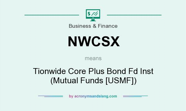 What does NWCSX mean? It stands for Tionwide Core Plus Bond Fd Inst (Mutual Funds [USMF])