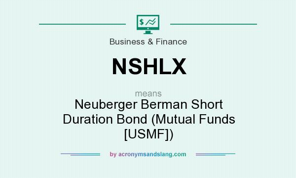 What does NSHLX mean? It stands for Neuberger Berman Short Duration Bond (Mutual Funds [USMF])