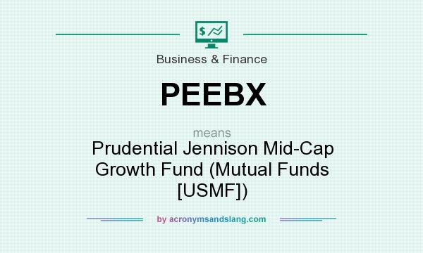 What does PEEBX mean? It stands for Prudential Jennison Mid-Cap Growth Fund (Mutual Funds [USMF])