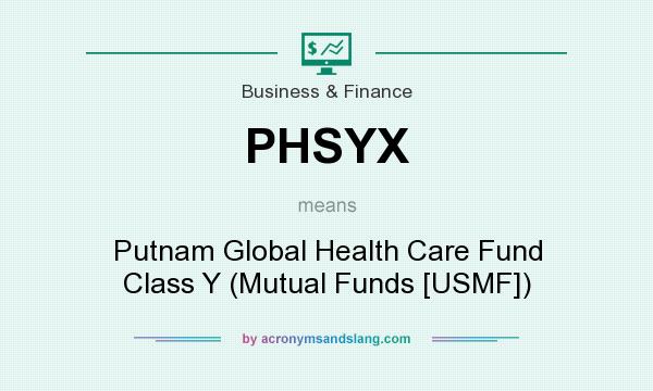 What does PHSYX mean? It stands for Putnam Global Health Care Fund Class Y (Mutual Funds [USMF])