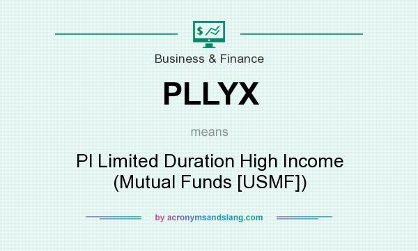 What does PLLYX mean? It stands for Pl Limited Duration High Income (Mutual Funds [USMF])