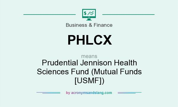 What does PHLCX mean? It stands for Prudential Jennison Health Sciences Fund (Mutual Funds [USMF])