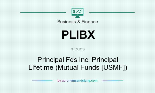 What does PLIBX mean? It stands for Principal Fds Inc. Principal Lifetime (Mutual Funds [USMF])