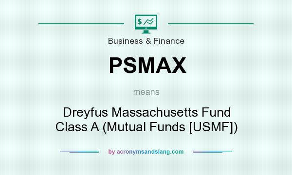 What does PSMAX mean? It stands for Dreyfus Massachusetts Fund Class A (Mutual Funds [USMF])