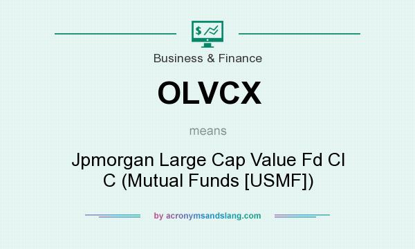 What does OLVCX mean? It stands for Jpmorgan Large Cap Value Fd Cl C (Mutual Funds [USMF])