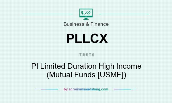 What does PLLCX mean? It stands for Pl Limited Duration High Income (Mutual Funds [USMF])