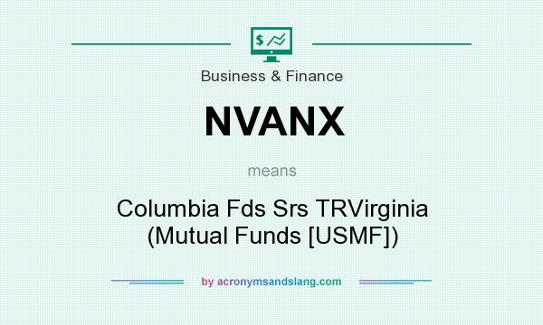 What does NVANX mean? It stands for Columbia Fds Srs TRVirginia (Mutual Funds [USMF])