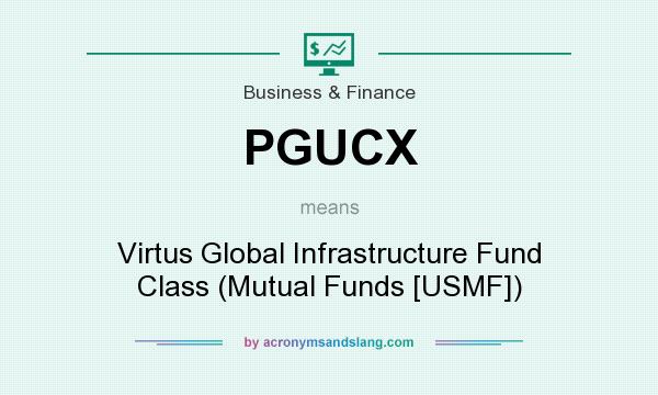 What does PGUCX mean? It stands for Virtus Global Infrastructure Fund Class (Mutual Funds [USMF])
