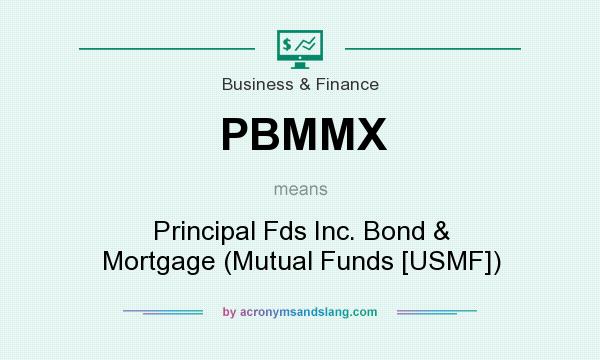 What does PBMMX mean? It stands for Principal Fds Inc. Bond & Mortgage (Mutual Funds [USMF])