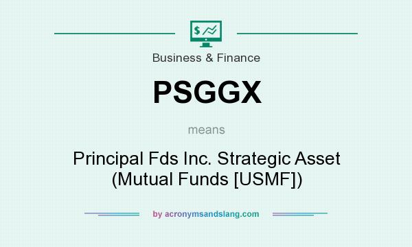 What does PSGGX mean? It stands for Principal Fds Inc. Strategic Asset (Mutual Funds [USMF])