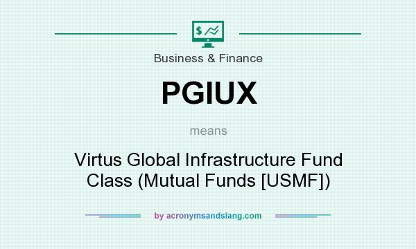 What does PGIUX mean? It stands for Virtus Global Infrastructure Fund Class (Mutual Funds [USMF])