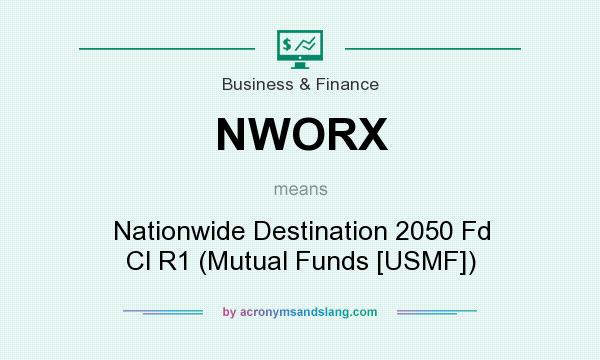 What does NWORX mean? It stands for Nationwide Destination 2050 Fd Cl R1 (Mutual Funds [USMF])