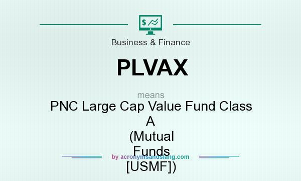 What does PLVAX mean? It stands for PNC Large Cap Value Fund Class A (Mutual Funds [USMF])