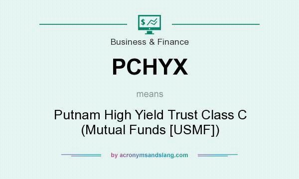 What does PCHYX mean? It stands for Putnam High Yield Trust Class C (Mutual Funds [USMF])