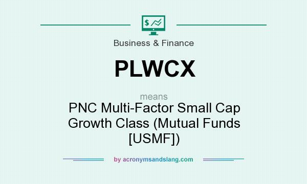 What does PLWCX mean? It stands for PNC Multi-Factor Small Cap Growth Class (Mutual Funds [USMF])