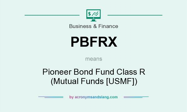 What does PBFRX mean? It stands for Pioneer Bond Fund Class R (Mutual Funds [USMF])