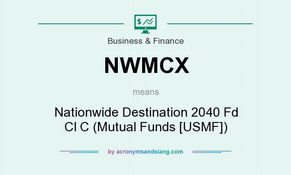 What does NWMCX mean? It stands for Nationwide Destination 2040 Fd Cl C (Mutual Funds [USMF])