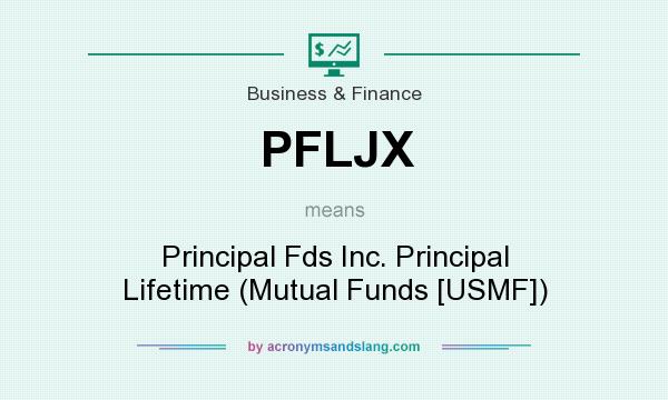 What does PFLJX mean? It stands for Principal Fds Inc. Principal Lifetime (Mutual Funds [USMF])