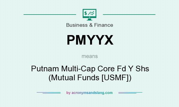 What does PMYYX mean? It stands for Putnam Multi-Cap Core Fd Y Shs (Mutual Funds [USMF])