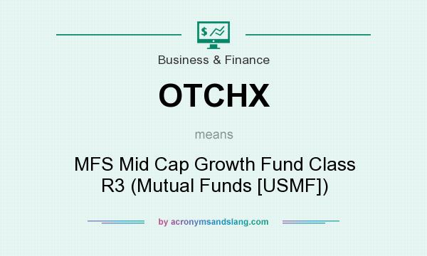 What does OTCHX mean? It stands for MFS Mid Cap Growth Fund Class R3 (Mutual Funds [USMF])