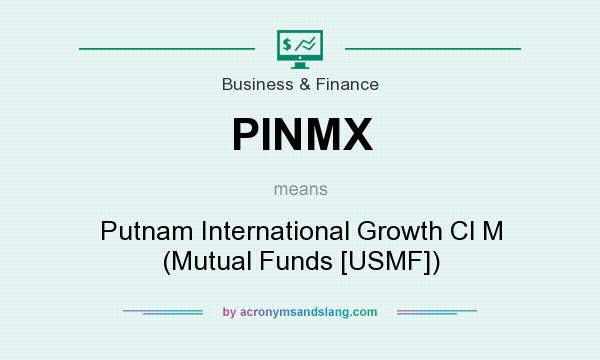 What does PINMX mean? It stands for Putnam International Growth Cl M (Mutual Funds [USMF])