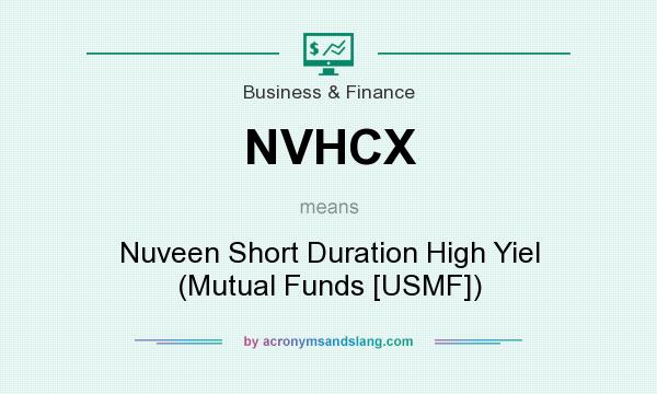 What does NVHCX mean? It stands for Nuveen Short Duration High Yiel (Mutual Funds [USMF])