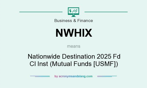 What does NWHIX mean? It stands for Nationwide Destination 2025 Fd Cl Inst (Mutual Funds [USMF])
