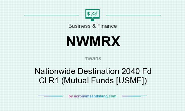 What does NWMRX mean? It stands for Nationwide Destination 2040 Fd Cl R1 (Mutual Funds [USMF])